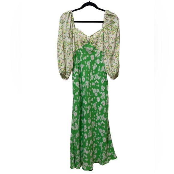 RIXO X Target Green Daisy Midi Dress - Picture 4 of 11